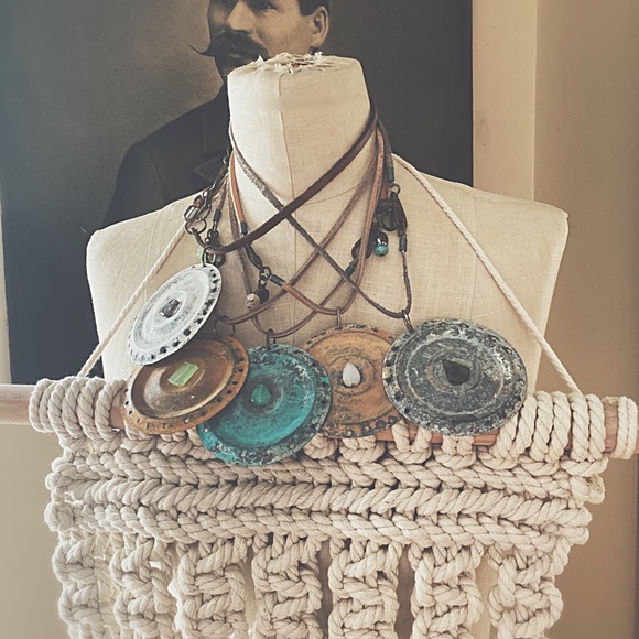 HP🌵Metal Patina Discs & Leather - Picture 2 of 8